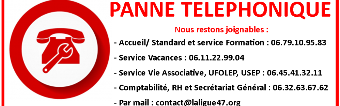 PANNE TELEPHONIQUE